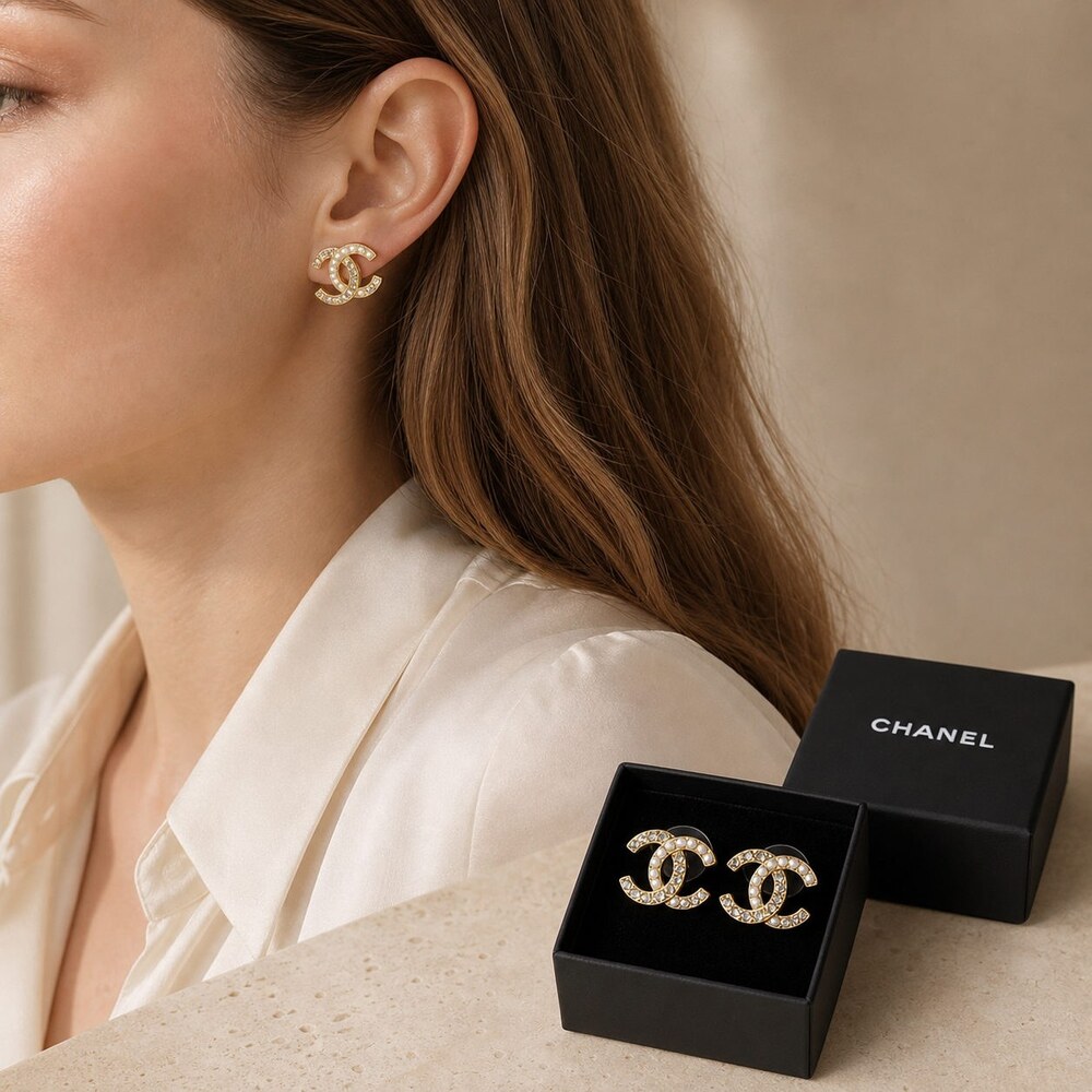 CHANEL Classic Parisian Earrings Style 2 | New with Box - Picture 9 of 9